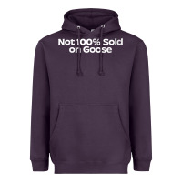 Plum womens not 100 sold on goose v neck t shirt Heavyweight Hoodie - linhVisuals