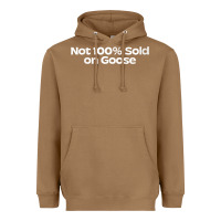 Toasted Coconut womens not 100 sold on goose v neck t shirt Heavyweight Hoodie - linhVisuals