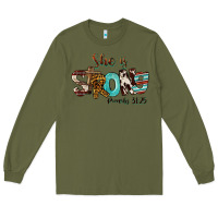Army Green She Is Strong Proverbs 31 25 Long Sleeve Tee - FaDigitalArtStudio