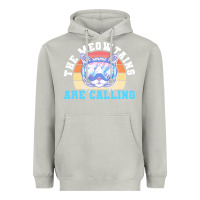 Moon Dust skiing t  shirt ski goggles cat the meowtains are calling skier winter Heavyweight Hoodie - linhVisuals
