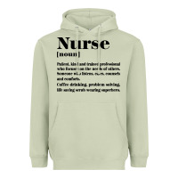 Matcha nurse Heavyweight Hoodie - linhVisuals