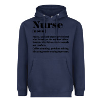 Navy nurse Heavyweight Hoodie - linhVisuals