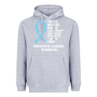 Heather Grey prostate cancer t  shirt the devil  prostate cancer awareness support Heavyweight Hoodie - linhVisuals
