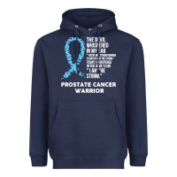 Navy prostate cancer t  shirt the devil  prostate cancer awareness support Heavyweight Hoodie - linhVisuals