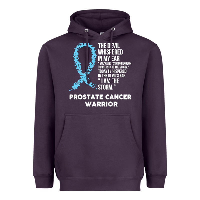 Prostate Cancer T  Shirt The Devil  Prostate Cancer Awareness Support Heavyweight Hoodie by linhVisuals | Teevron