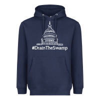 Navy drain  swamp Heavyweight Hoodie - linhVisuals
