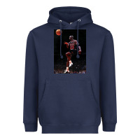Navy Michael JorDunk Heavyweight Hoodie - linhVisuals