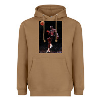 Toasted Coconut Michael JorDunk Heavyweight Hoodie - linhVisuals