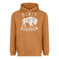 Meerkat beast of bourbon drinking whiskey design bison buffalo party t shirt Heavyweight Hoodie - linhVisuals