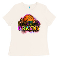 Bone basketball granny Ladies Tee - OliviaCreatesArt