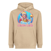 Mushroom candy land king of candy land portrait t shirt Heavyweight Hoodie - linhVisuals