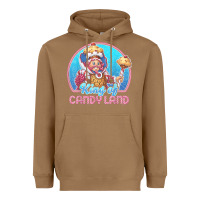 Toasted Coconut candy land king of candy land portrait t shirt Heavyweight Hoodie - linhVisuals