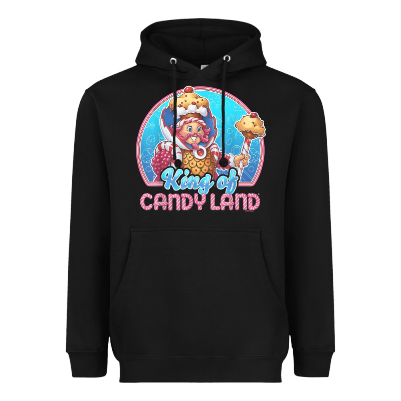 Candy Land King Of Candy Land Portrait T Shirt Heavyweight Hoodie by linhVisuals | Teevron
