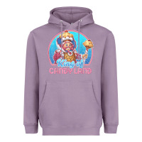 Lavender candy land king of candy land portrait t shirt Heavyweight Hoodie - linhVisuals