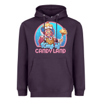 Plum candy land king of candy land portrait t shirt Heavyweight Hoodie - linhVisuals