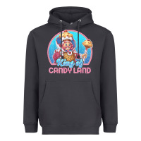 Smoke candy land king of candy land portrait t shirt Heavyweight Hoodie - linhVisuals
