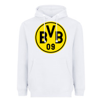 White borussia Heavyweight Hoodie - linhVisuals