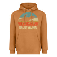 Meerkat daddy dinosaur daddysaurus 3 three kids xmas christmas gift t shirt Heavyweight Hoodie - linhVisuals
