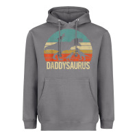 Storm daddy dinosaur daddysaurus 3 three kids xmas christmas gift t shirt Heavyweight Hoodie - linhVisuals