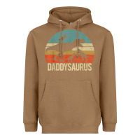 Toasted Coconut daddy dinosaur daddysaurus 3 three kids xmas christmas gift t shirt Heavyweight Hoodie - linhVisuals