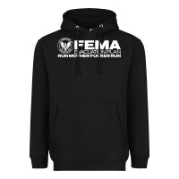Black fema evacuation plan Heavyweight Hoodie - linhVisuals