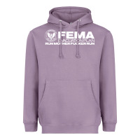 Lavender fema evacuation plan Heavyweight Hoodie - linhVisuals