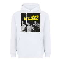 White iron butterfly Heavyweight Hoodie - linhVisuals