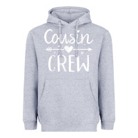 Heather Grey cousin crew t shirt Heavyweight Hoodie - linhVisuals