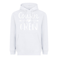 White cousin crew t shirt Heavyweight Hoodie - linhVisuals