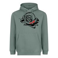 Sage Turbo Heavyweight Hoodie - linhVisuals