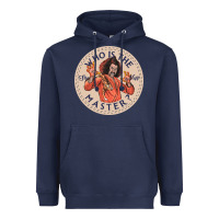 Navy sho nuff Heavyweight Hoodie - linhVisuals