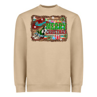 Mushroom merry christmas western boots Heavyweight Sweatshirt - AdoDesignShop