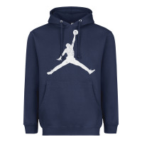 Navy Slam Dunk Vintage Heavyweight Hoodie - linhVisuals