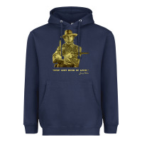 Navy the outlaw josey wales Heavyweight Hoodie - linhVisuals