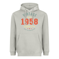 Moon Dust Vintage Since 1958 - 64th Birthday Retro Classic Heavyweight Hoodie - linhVisuals