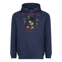 Navy In This Moment Blood Heavyweight Hoodie - linhVisuals