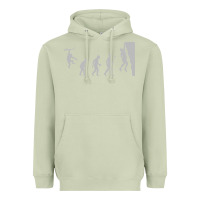 Matcha funny rock climbing evolution Heavyweight Hoodie - linhVisuals