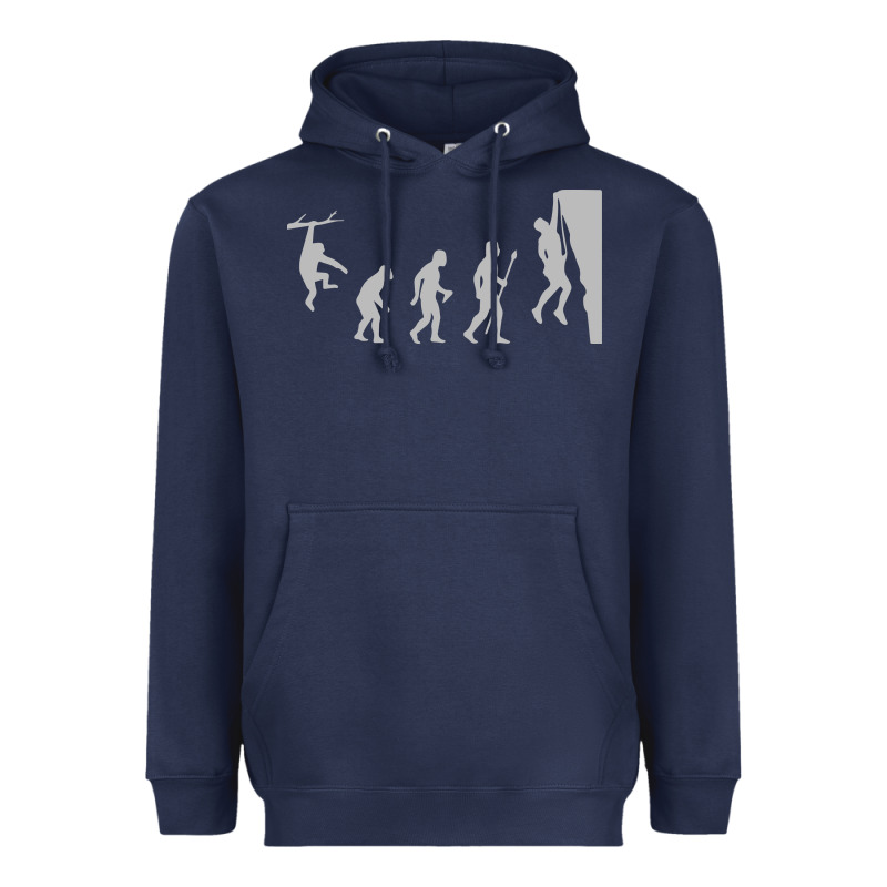 Funny Rock Climbing Evolution Heavyweight Hoodie by linhVisuals | Teevron