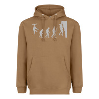 Toasted Coconut funny rock climbing evolution Heavyweight Hoodie - linhVisuals