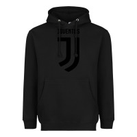 Black juve Heavyweight Hoodie - linhVisuals