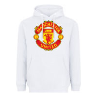White manchester Heavyweight Hoodie - linhVisuals