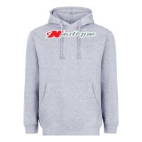 Heather Grey Nautique Boats Heavyweight Hoodie - linhVisuals