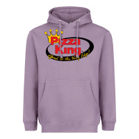 Lavender Pizza King Cowboy Heavyweight Hoodie - linhVisuals