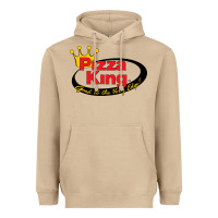 Mushroom Pizza King Cowboy Heavyweight Hoodie - linhVisuals