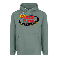 Sage Pizza King Cowboy Heavyweight Hoodie - linhVisuals