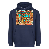 Navy i'm just out here trusting god Heavyweight Hoodie - JahusDesignShop