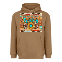 Toasted Coconut i'm just out here trusting god Heavyweight Hoodie - JahusDesignShop