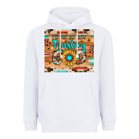 White i'm just out here trusting god Heavyweight Hoodie - JahusDesignShop