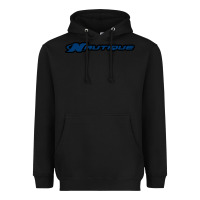 Black Nautique Boats Heavyweight Hoodie - linhVisuals