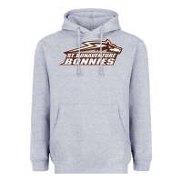 Heather Grey st. bonaventure bonnies Heavyweight Hoodie - linhVisuals